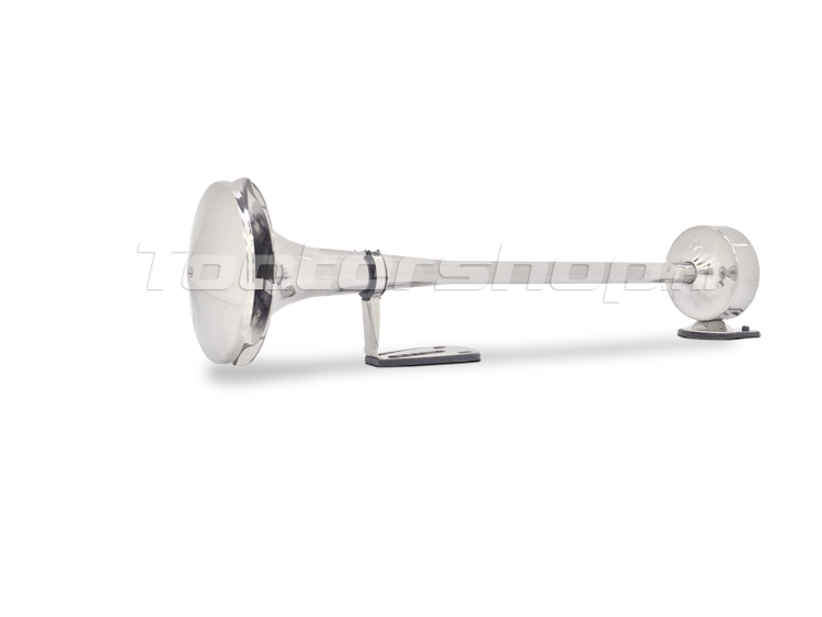 LKW-Hupe aus Chrom mit Doppelhorn