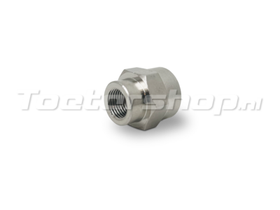 Reduziernippel 1/4 BSPT naar 1/8 BSP